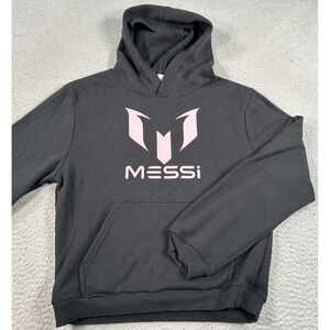 Lionel Messi Collection Hoodie Mens Large Black Sweatshirt Soccer Inter Miami CF